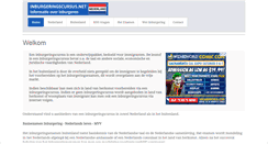 Desktop Screenshot of inburgeringscursus.net
