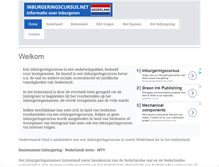 Tablet Screenshot of inburgeringscursus.net